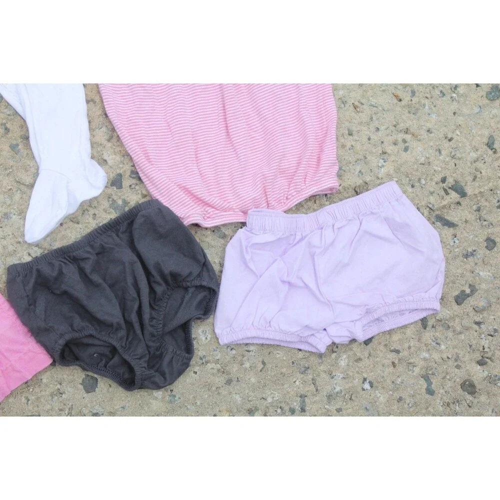 Lot of 13 pcs Baby Girl Clothes 9M, 9-12M Outfits Sleepers VTG/Newer Snow Suit